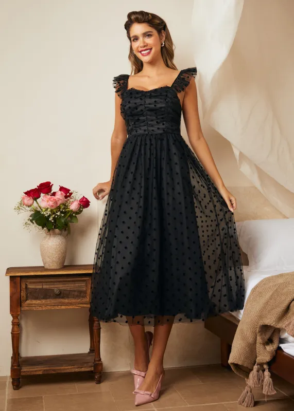 Midsummer Flutter Fit & Flare Dress made by Modcloth