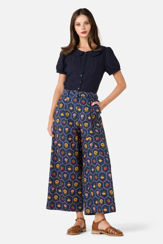Honey Bee Hive Wide Leg Pant made by Modcloth