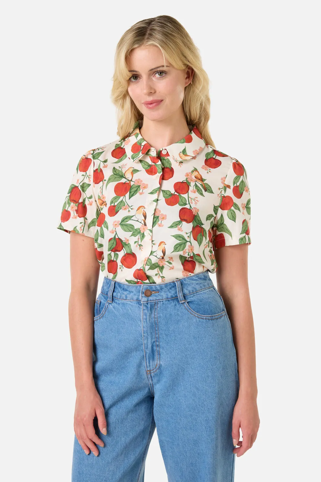 Apple Blossom Blouse sold by Modcloth