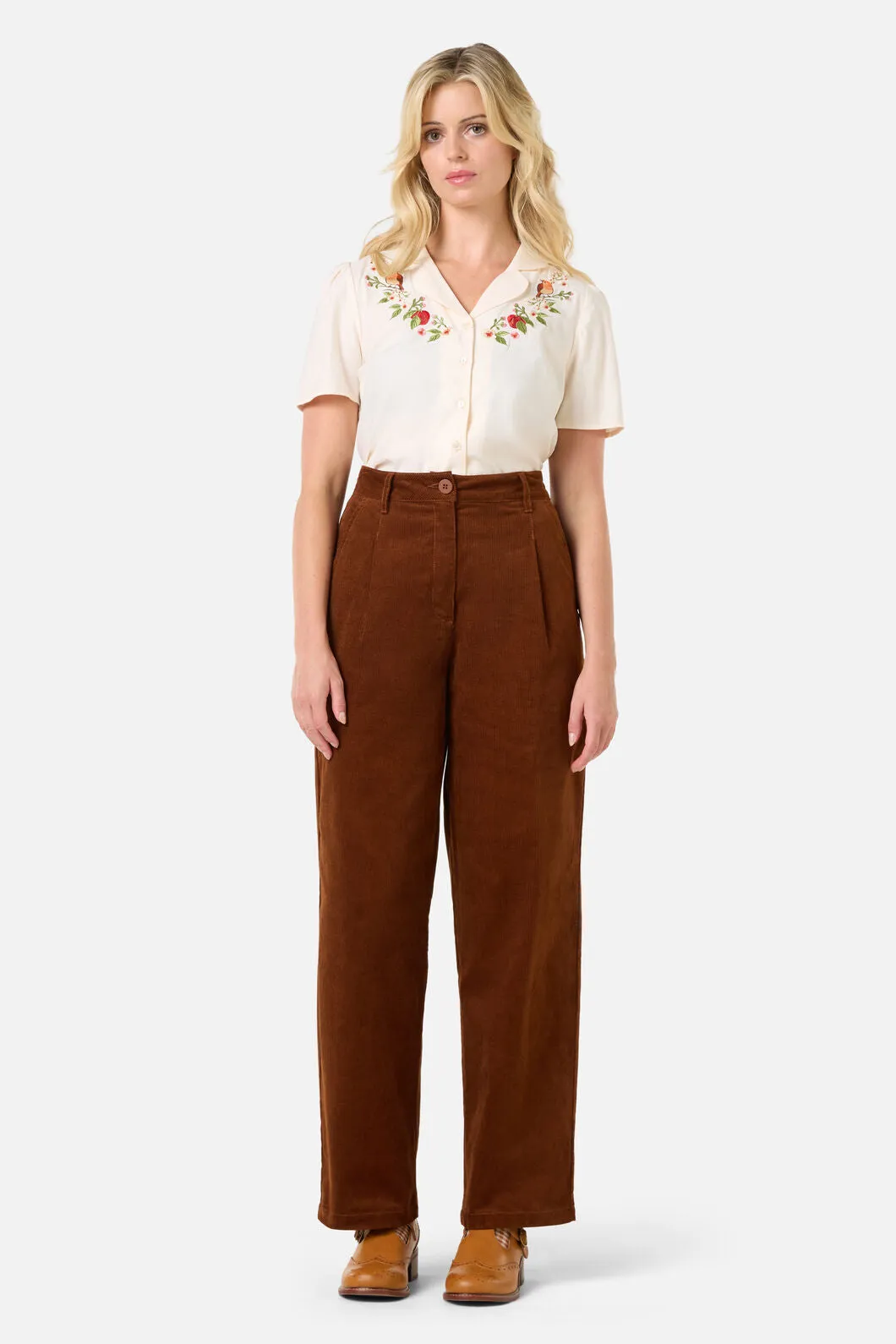 Apple & Robin Embroidered Blouse sold by Modcloth product image thumbnail 4