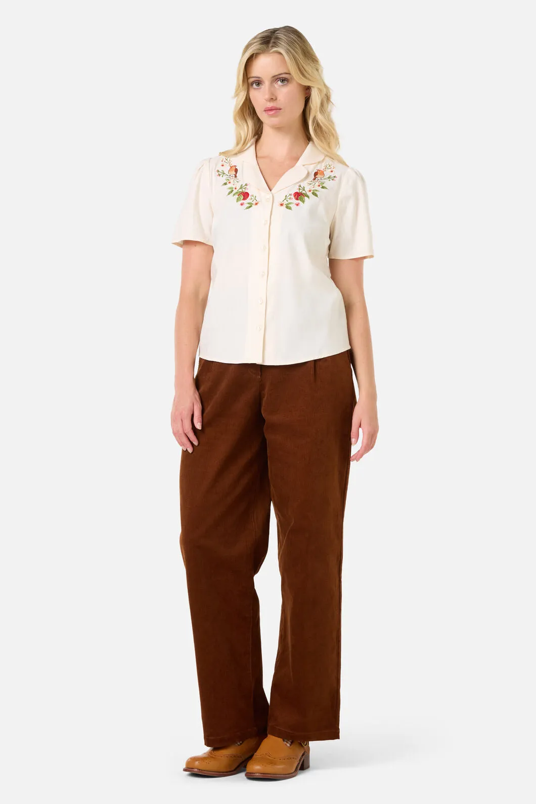 Apple & Robin Embroidered Blouse sold by Modcloth product image thumbnail 3