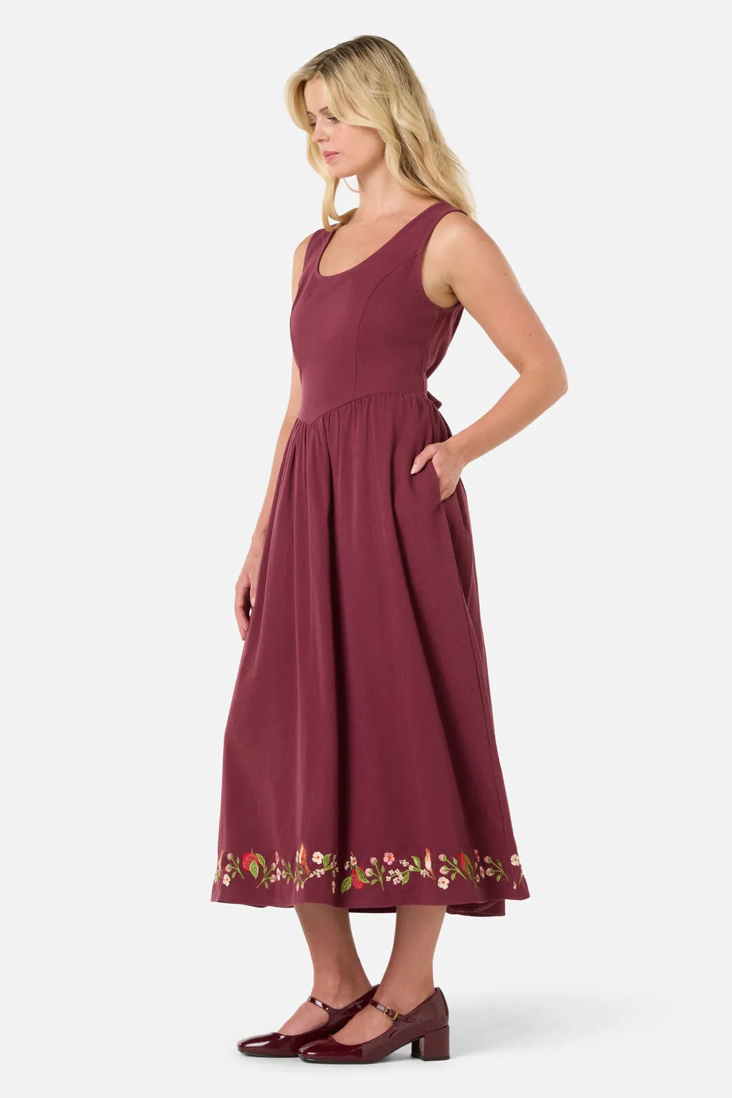 Apple & Robin Embroidered Midi Dress sold by Modcloth product image thumbnail 4