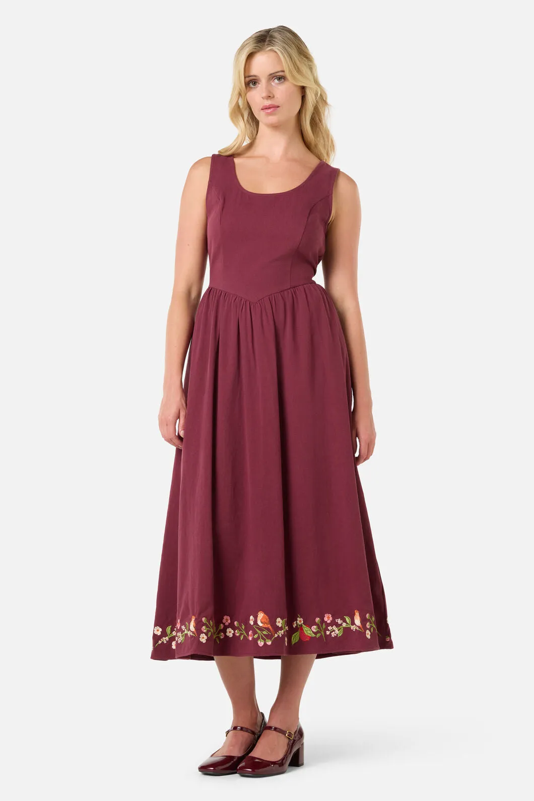 Apple & Robin Embroidered Midi Dress sold by Modcloth product image thumbnail 3