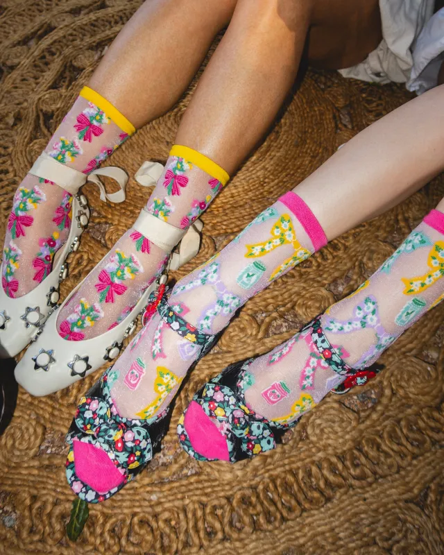 Petals & Preserves Shimmer Sheer Socks Bundle made by Modcloth