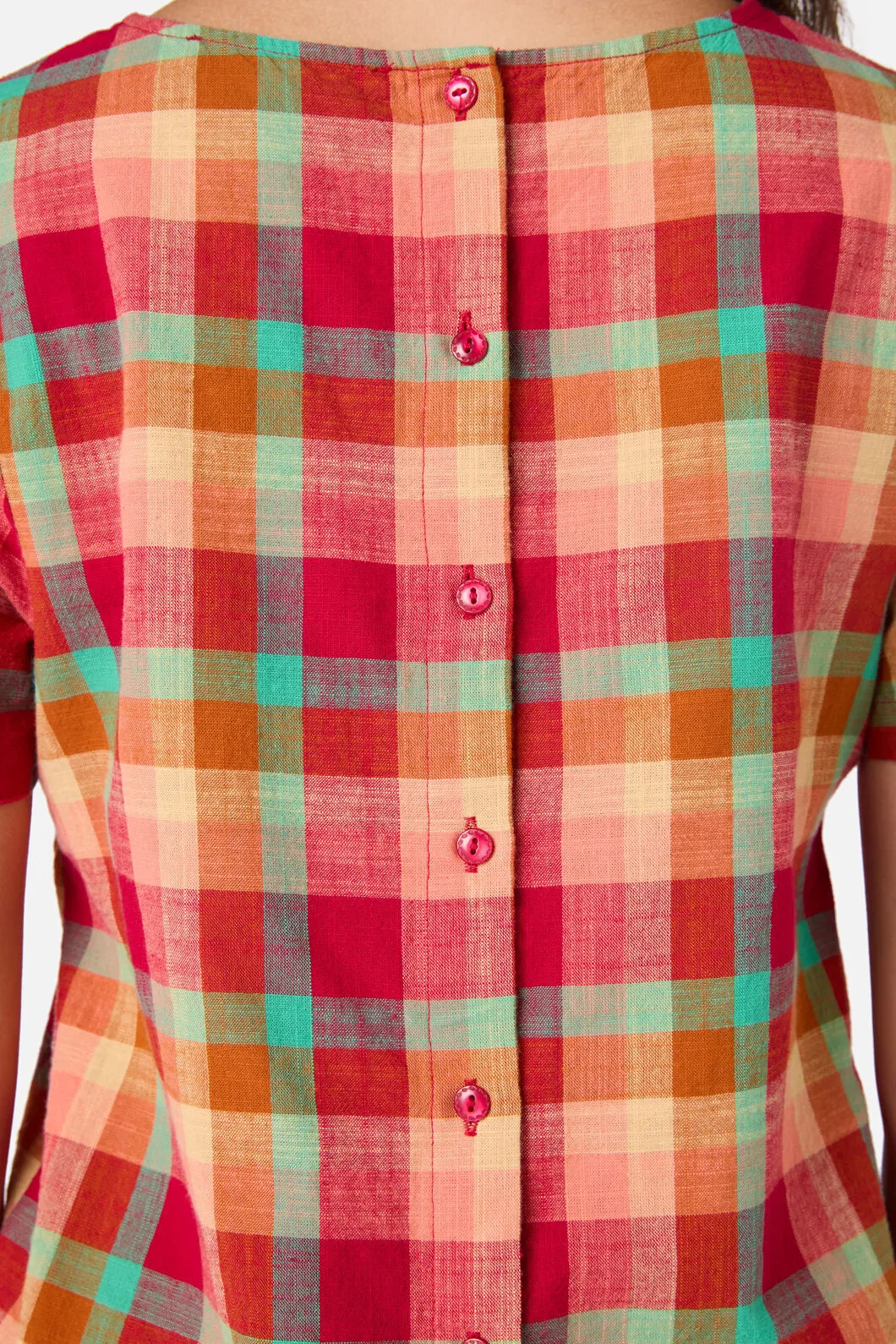Piper Check Short Sleeve Top sold by Modcloth product image thumbnail 5