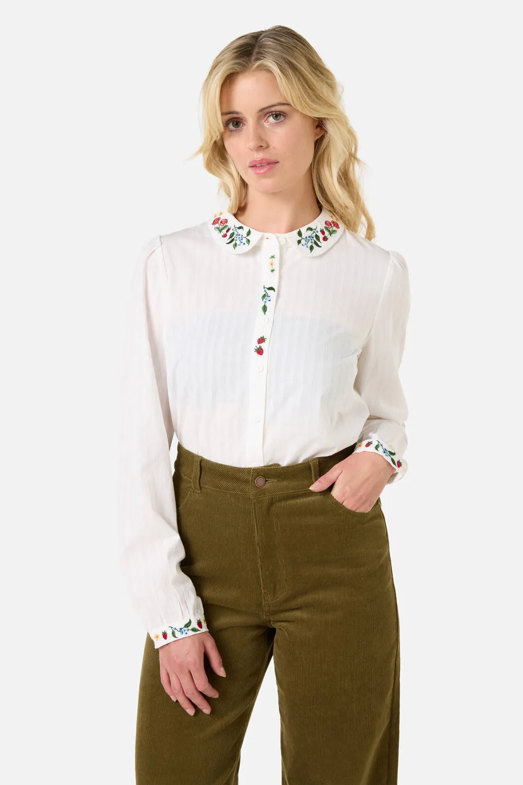 Garden Embroidered Blouse sold by Modcloth product image thumbnail 2