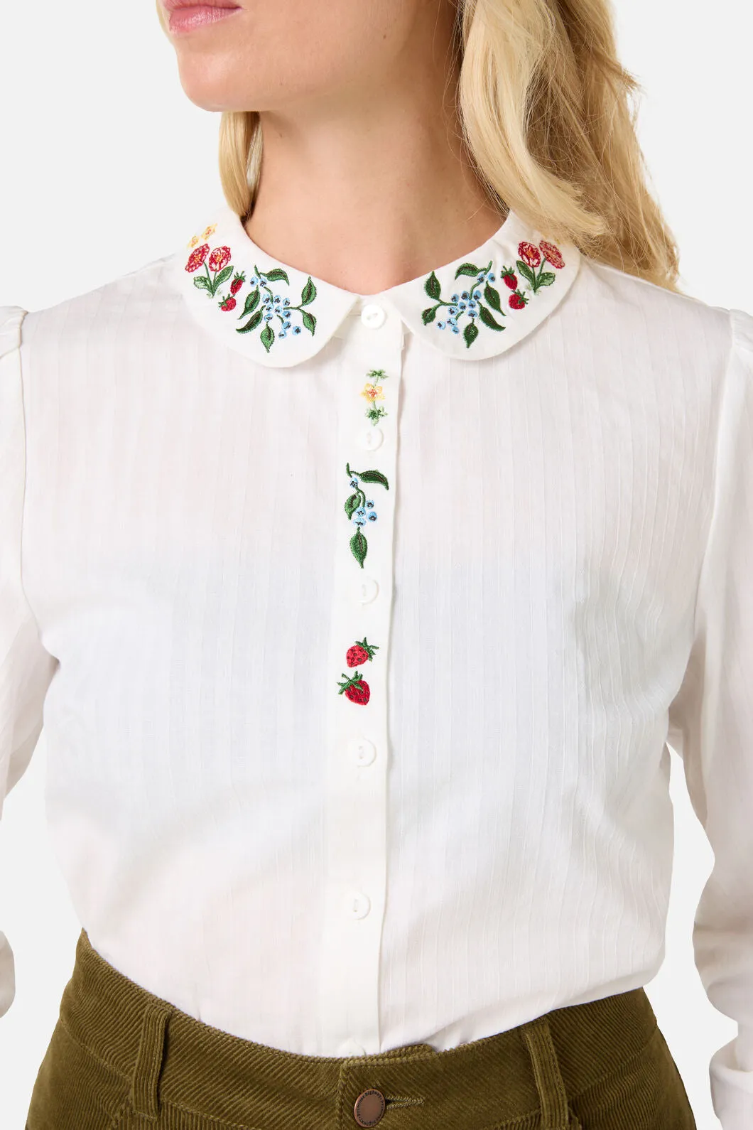 Garden Embroidered Blouse sold by Modcloth product image thumbnail 3
