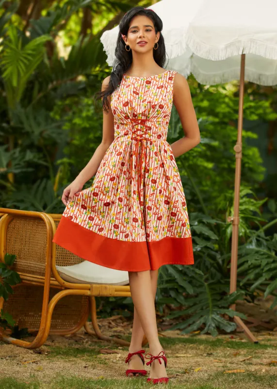 Boardwalk Corset Dress made by Modcloth
