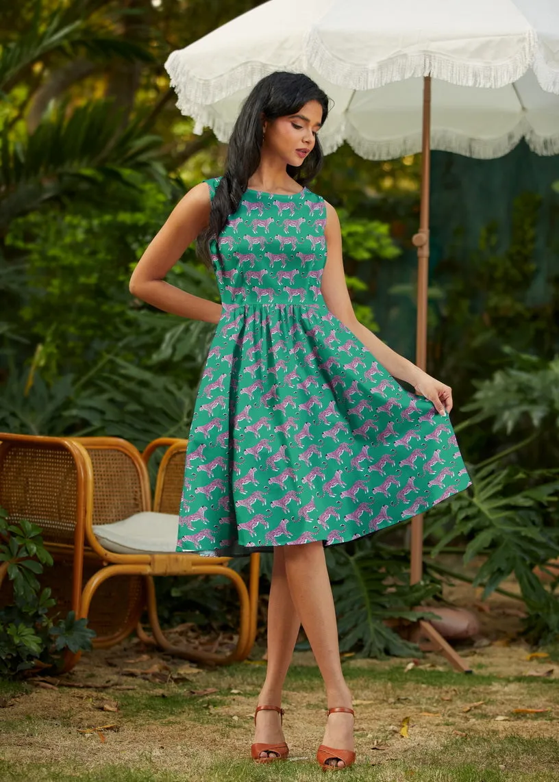 Vintage Style Midi Dress Leopard sold by Modcloth product image thumbnail 2