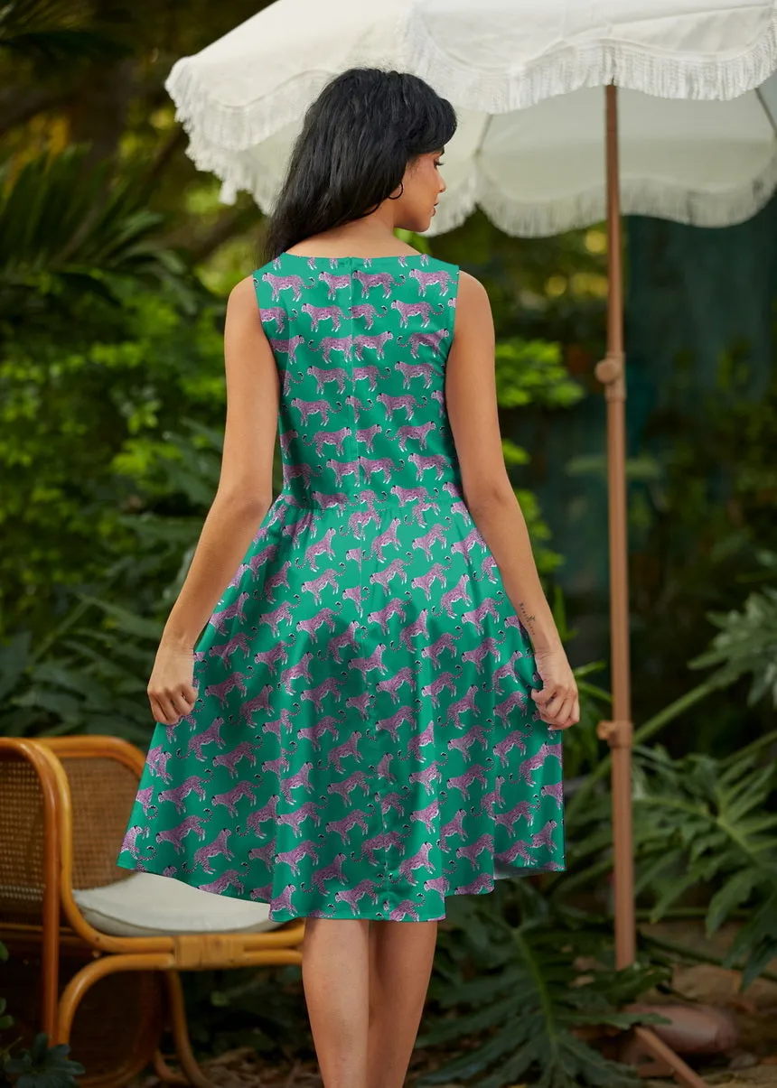 Vintage Style Midi Dress Leopard sold by Modcloth product image thumbnail 3