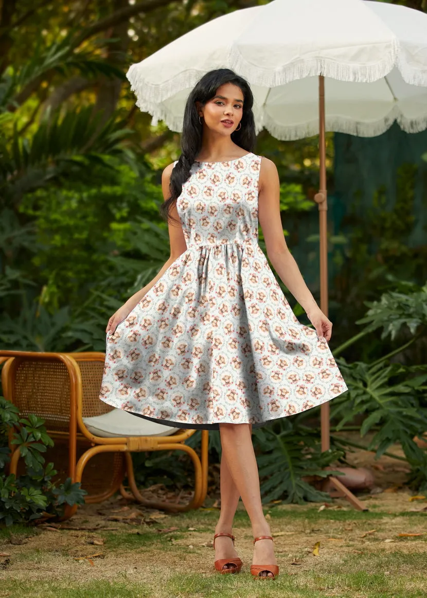 Vintage Style Midi Dress Cows sold by Modcloth product image thumbnail 2