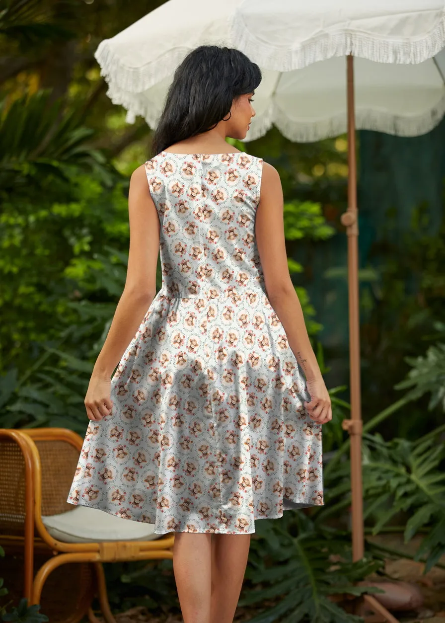 Vintage Style Midi Dress Cows sold by Modcloth product image thumbnail 3