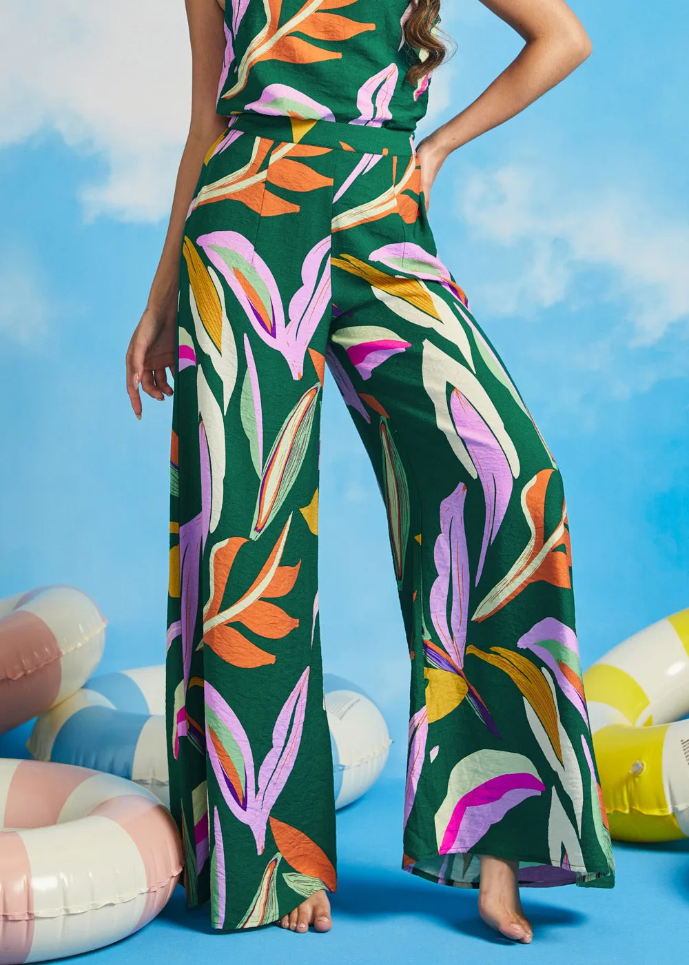 A Round of Palazzo Pants sold by Modcloth
