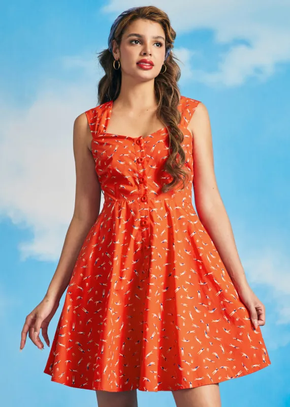 Synchronized Sweetheart Dress made by Modcloth