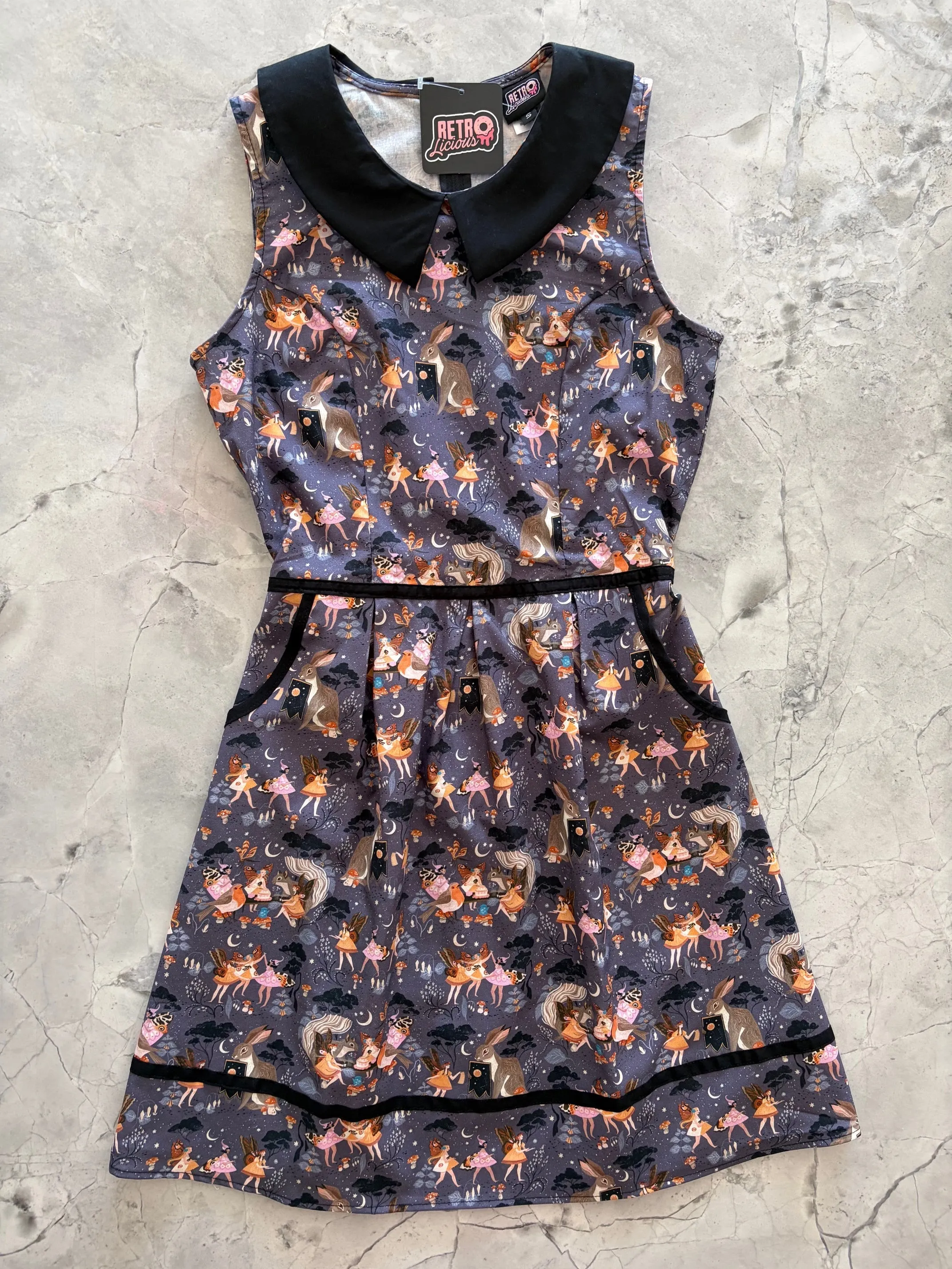 Retro Mod Collared Dress Fairies sold by Modcloth product image thumbnail 4