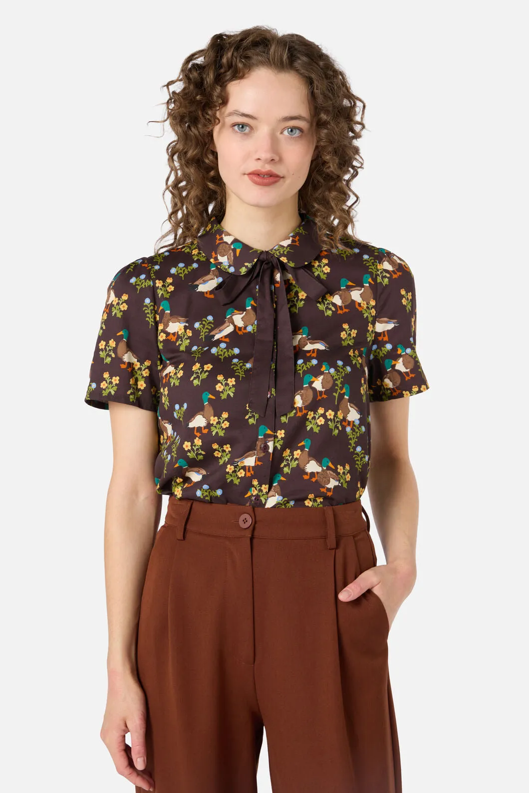Sweet Ducks Blouse sold by Modcloth