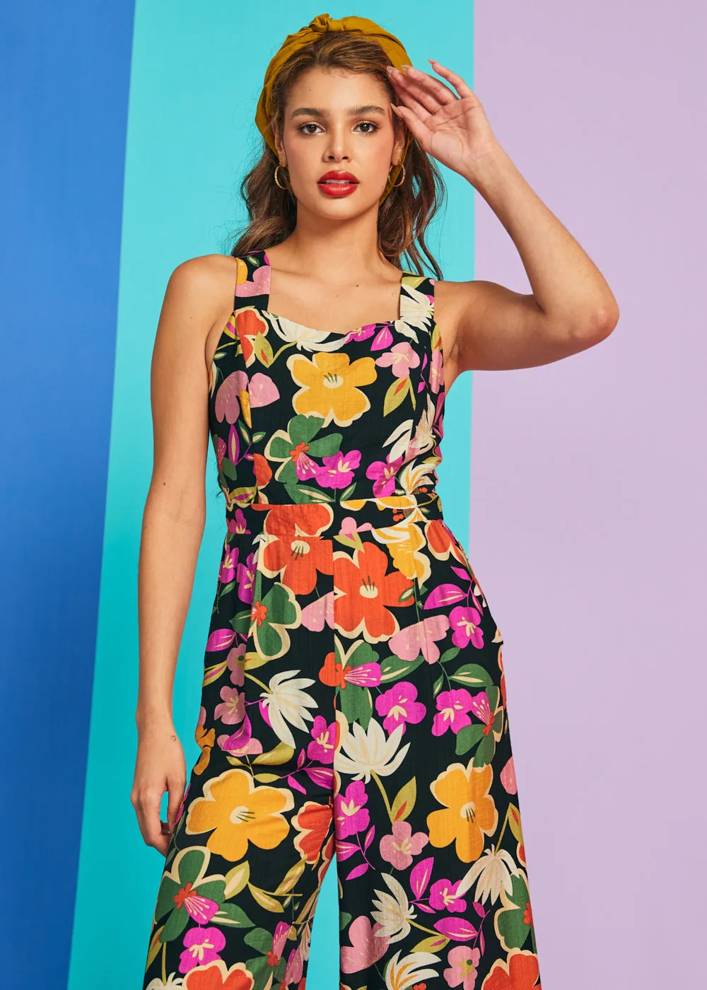 A Playful Bouquet Jumpsuit sold by Modcloth product image thumbnail 5