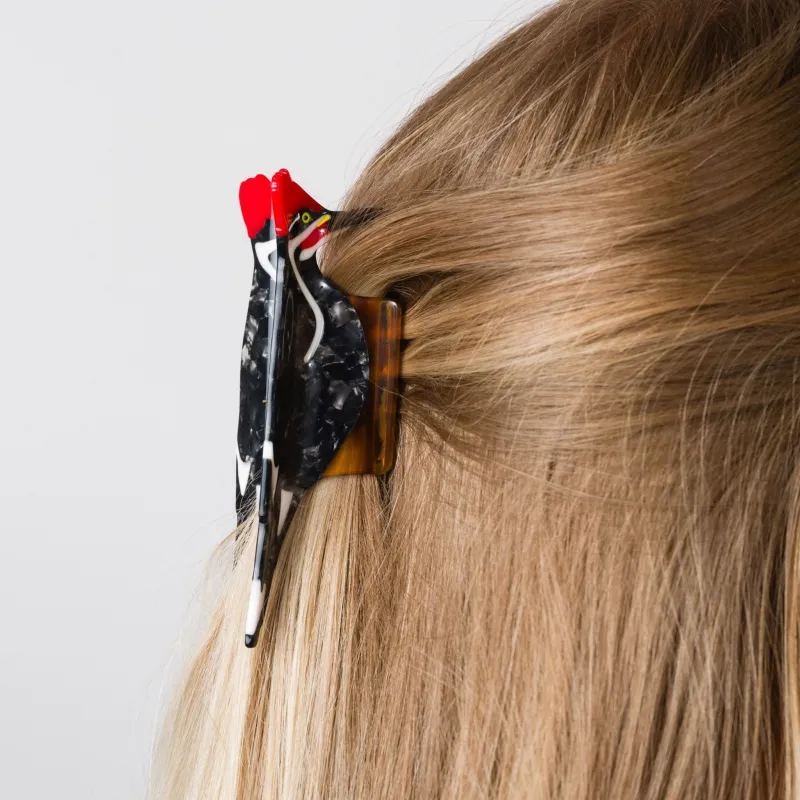 Woodpecker Hair Claw made by Modcloth