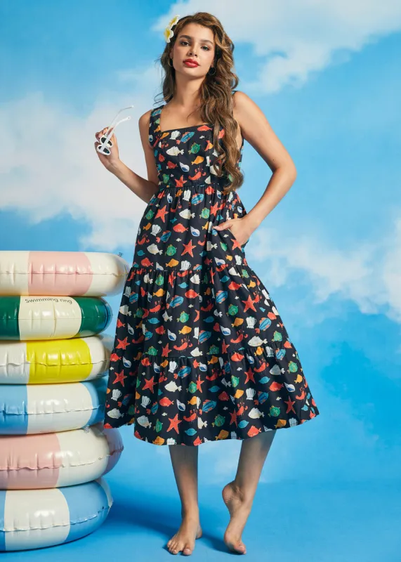 Summer Stroll Fit & Flare Dress made by Modcloth
