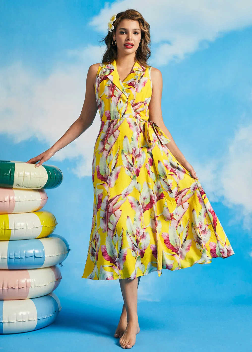 Sunlit Stroll Wrap Dress sold by Modcloth