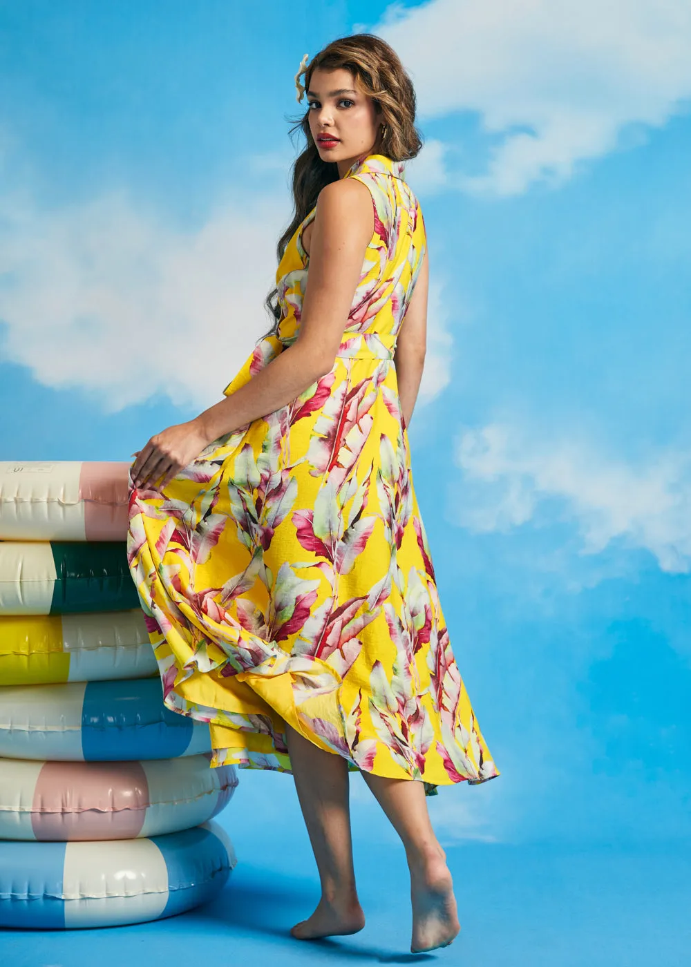 Sunlit Stroll Wrap Dress sold by Modcloth product image thumbnail 4