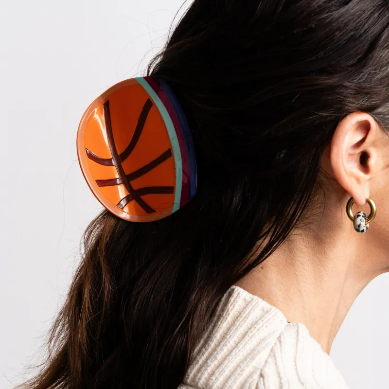 Basketball Hair Claw made by Modcloth