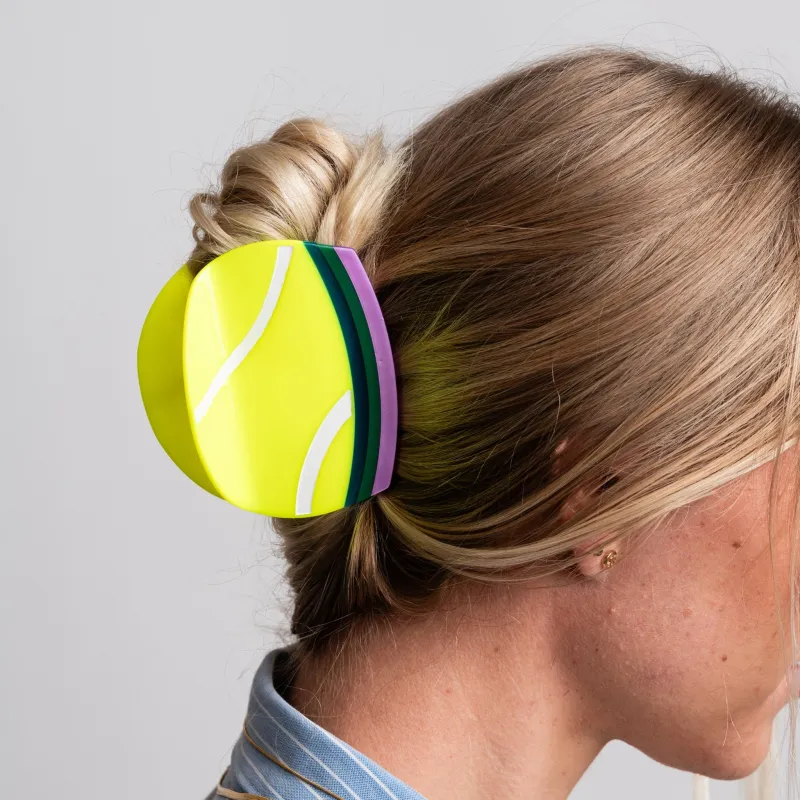 Tennis Ball Hair Claw made by Modcloth
