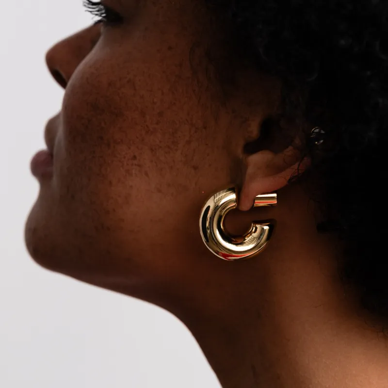 Bubble Hoop Earrings made by Modcloth