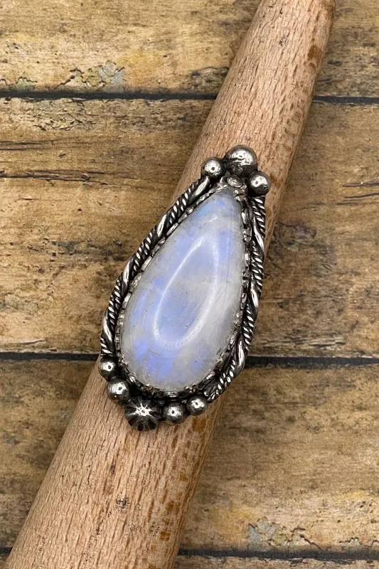 Gianna - Rainbow Moonstone Statement Ring made by Modcloth