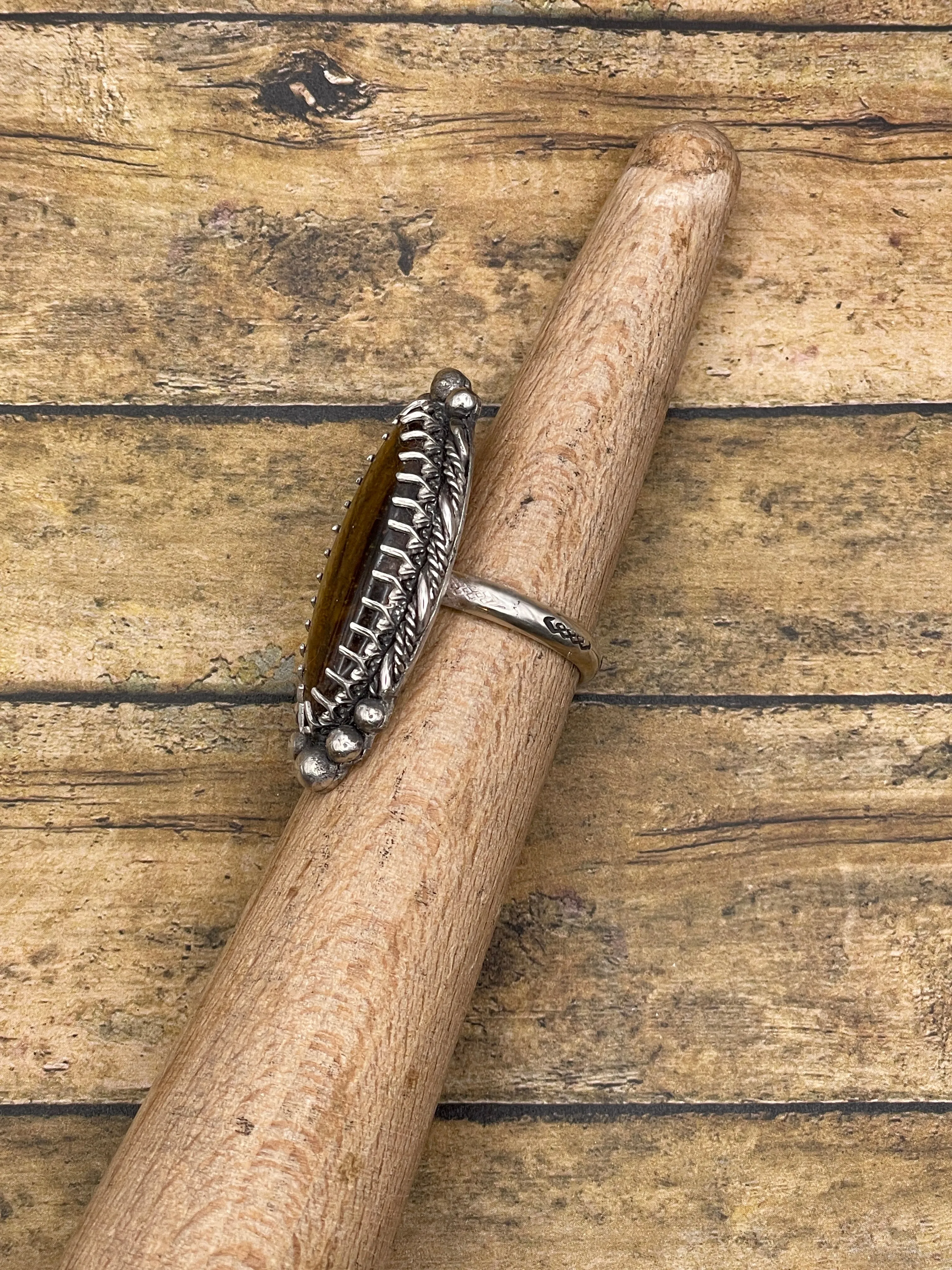 Ingrid - Tiger Eye Boho Statement Ring sold by Modcloth product image thumbnail 2
