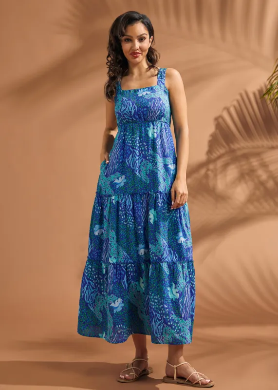 Sun-Kissed & Tiered Maxi Dress made by Modcloth
