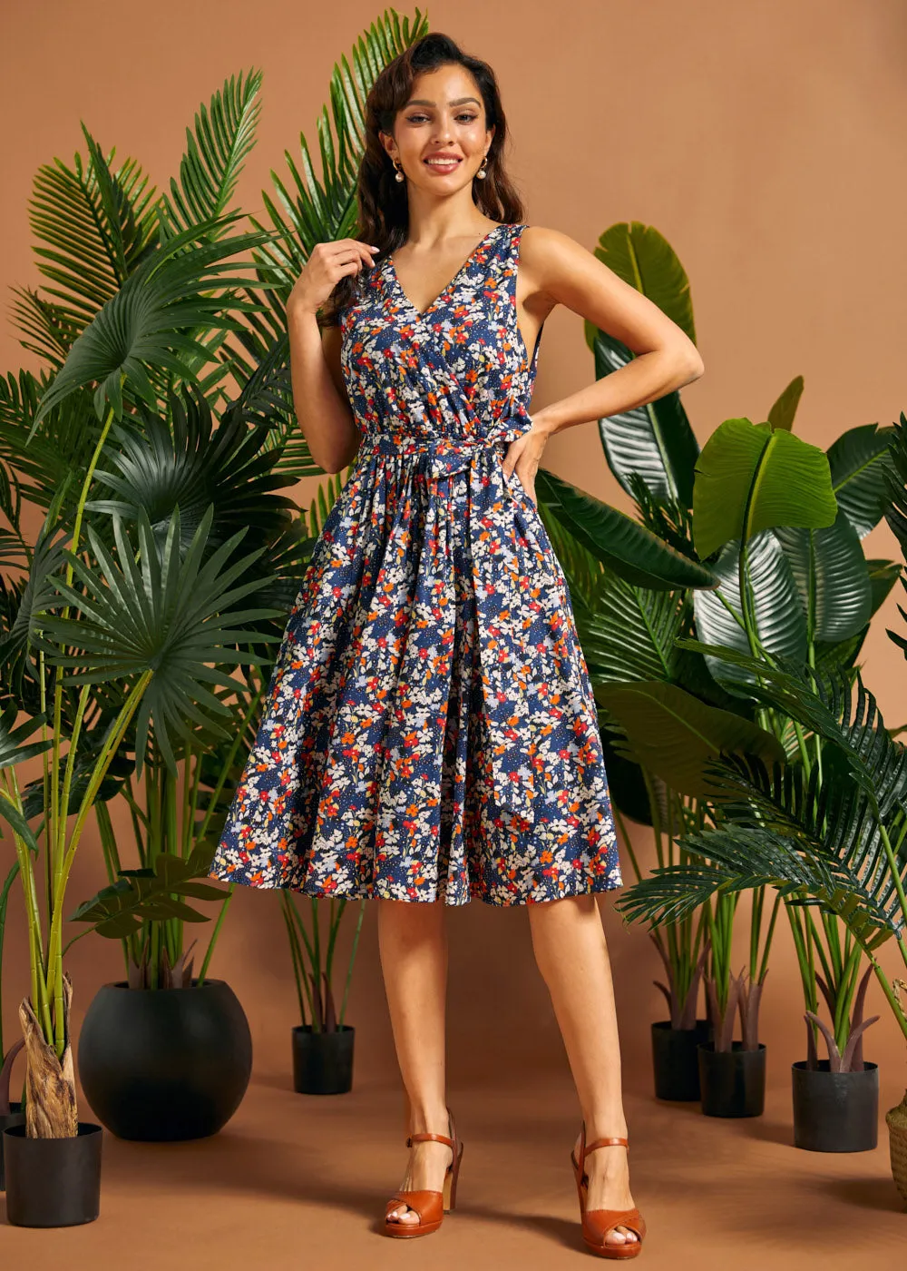 Instant Energy Faux-Wrap Dress sold by Modcloth product image thumbnail 3