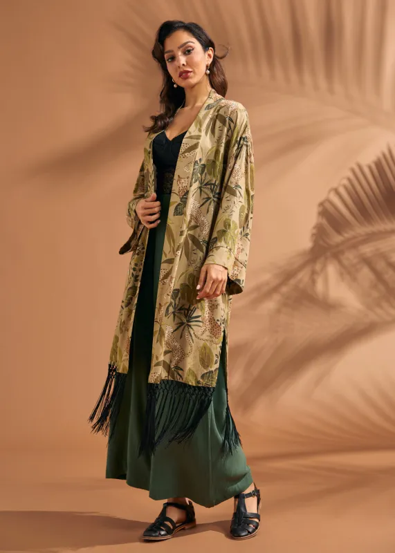 After Hours Open Front Caftan made by Modcloth