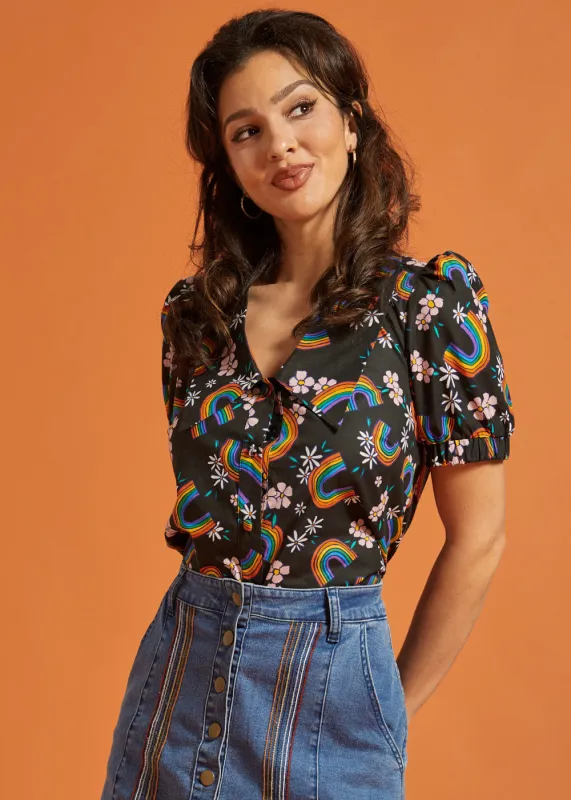 ModCloth x Tamara Arcilla | Petal Picnic Blouse made by Modcloth