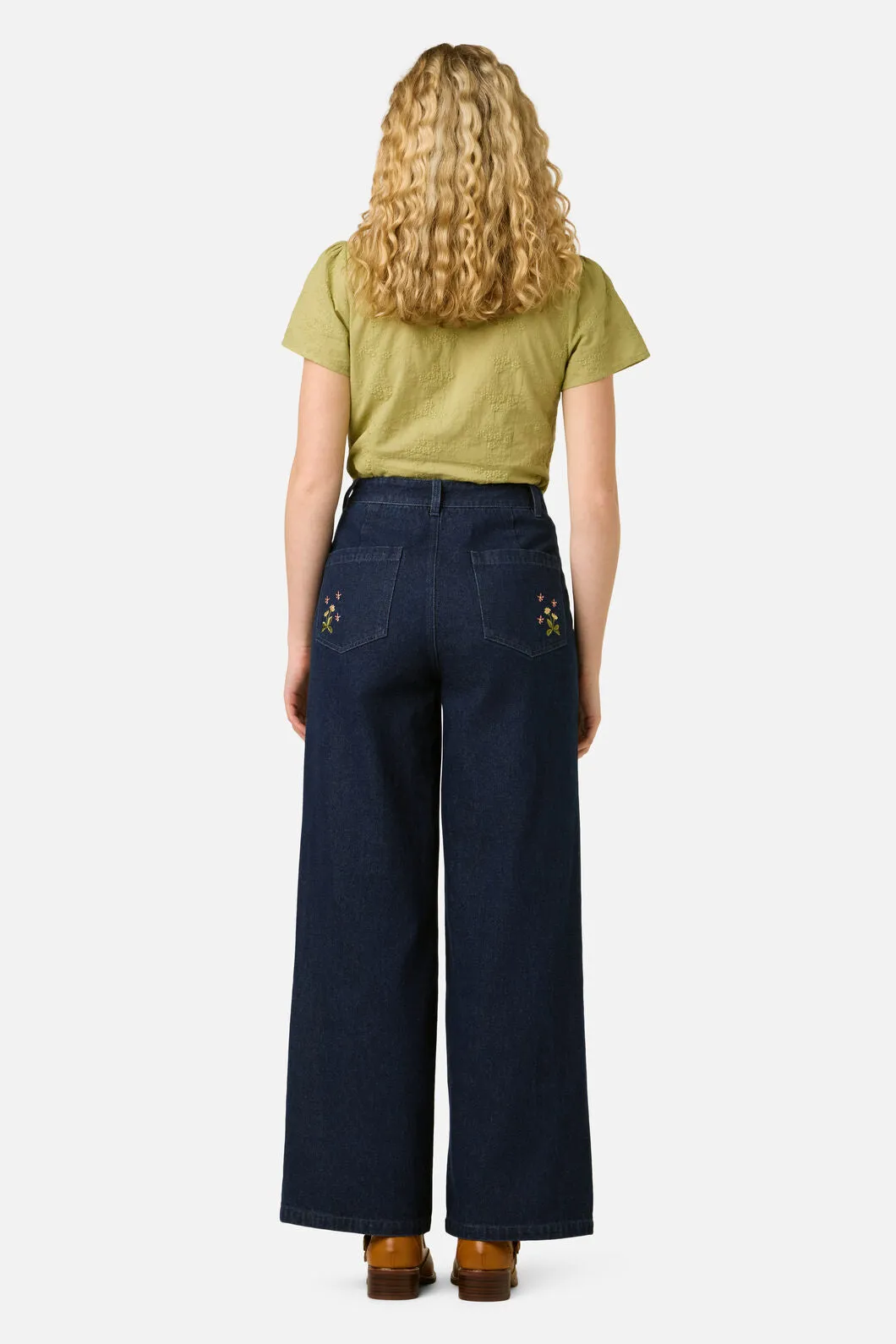 Cute Cats Embroidered Denim Jean sold by Modcloth product image thumbnail 4