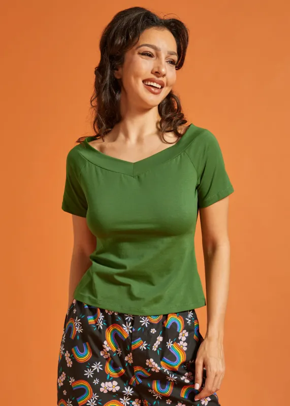 Ready for a Roman Holiday Short Sleeve Top made by Modcloth