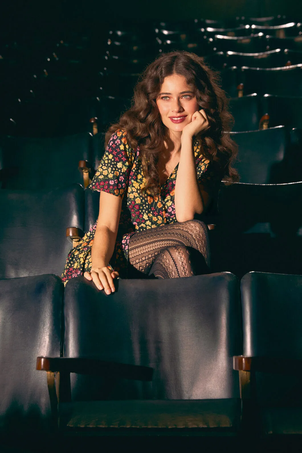 Iris Ditsy Wrap Midi Dress sold by Modcloth product image thumbnail 3