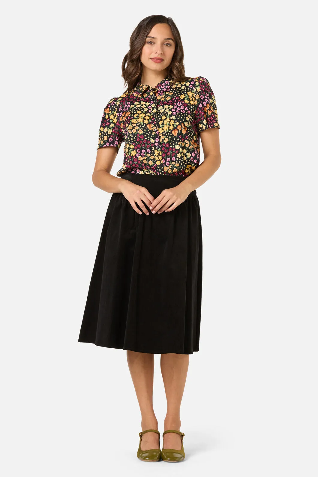 Iris Ditsy Blouse sold by Modcloth product image thumbnail 3