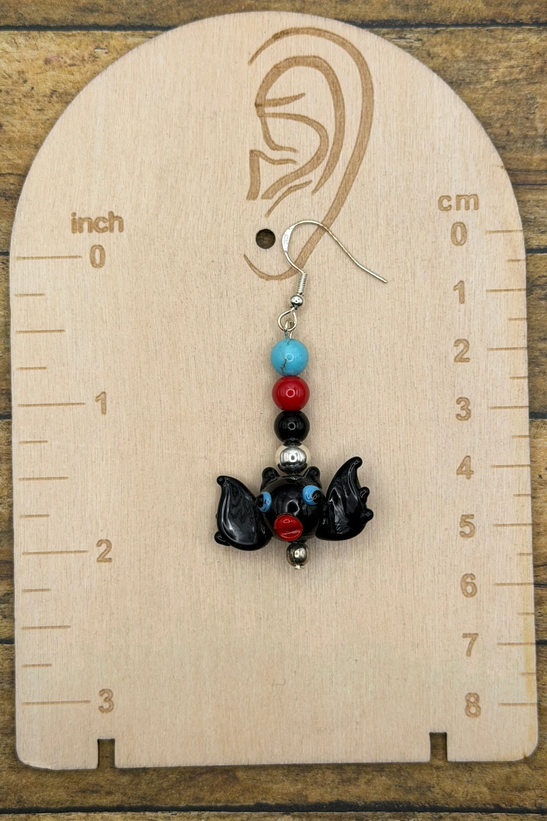 Salem - Cutie Bats Earrings: Handmade, Glass Beads sold by Modcloth product image thumbnail 2