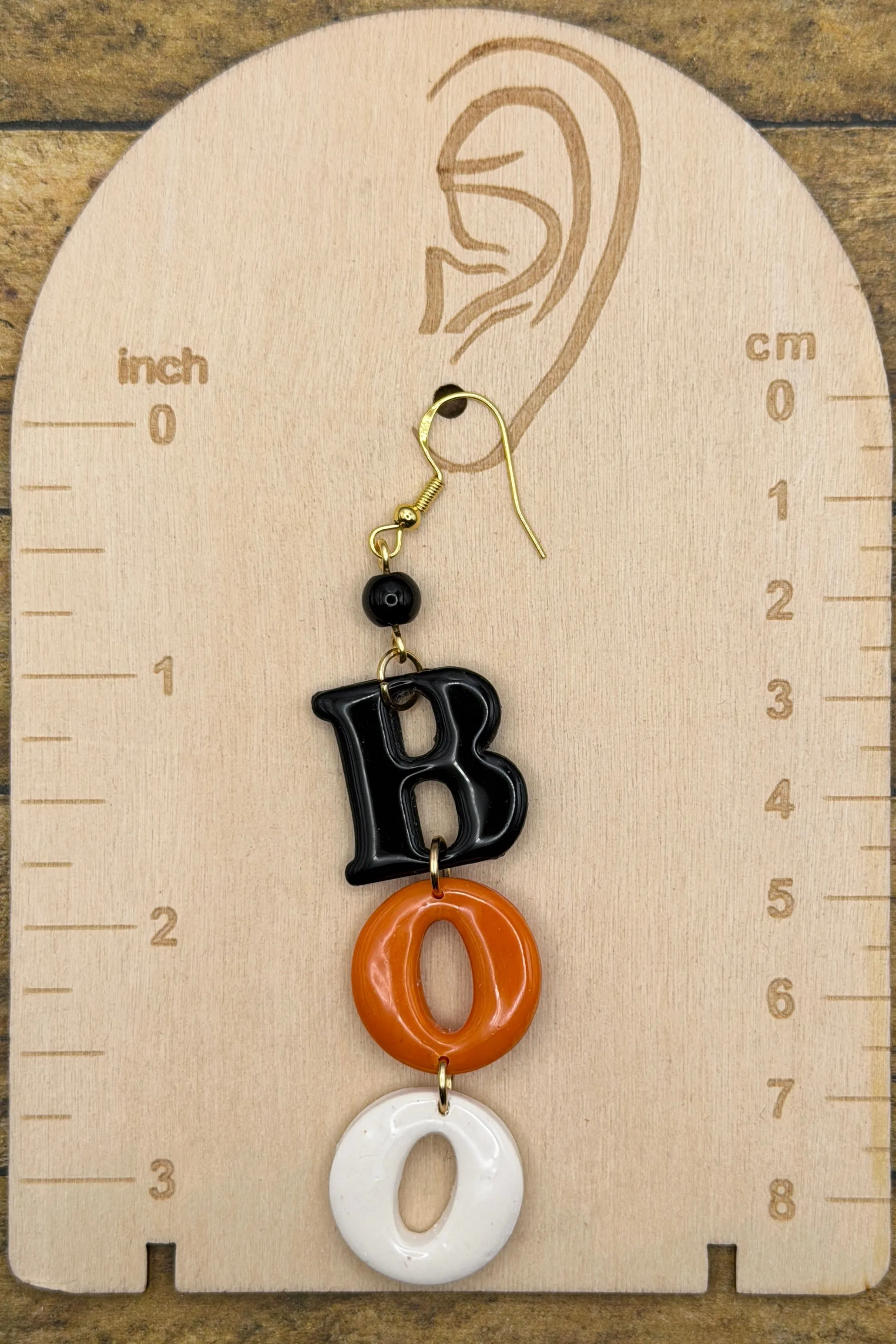 Salem - BOO Earrings: Handmade, Hand Painted, Polymer Clay sold by Modcloth product image thumbnail 2
