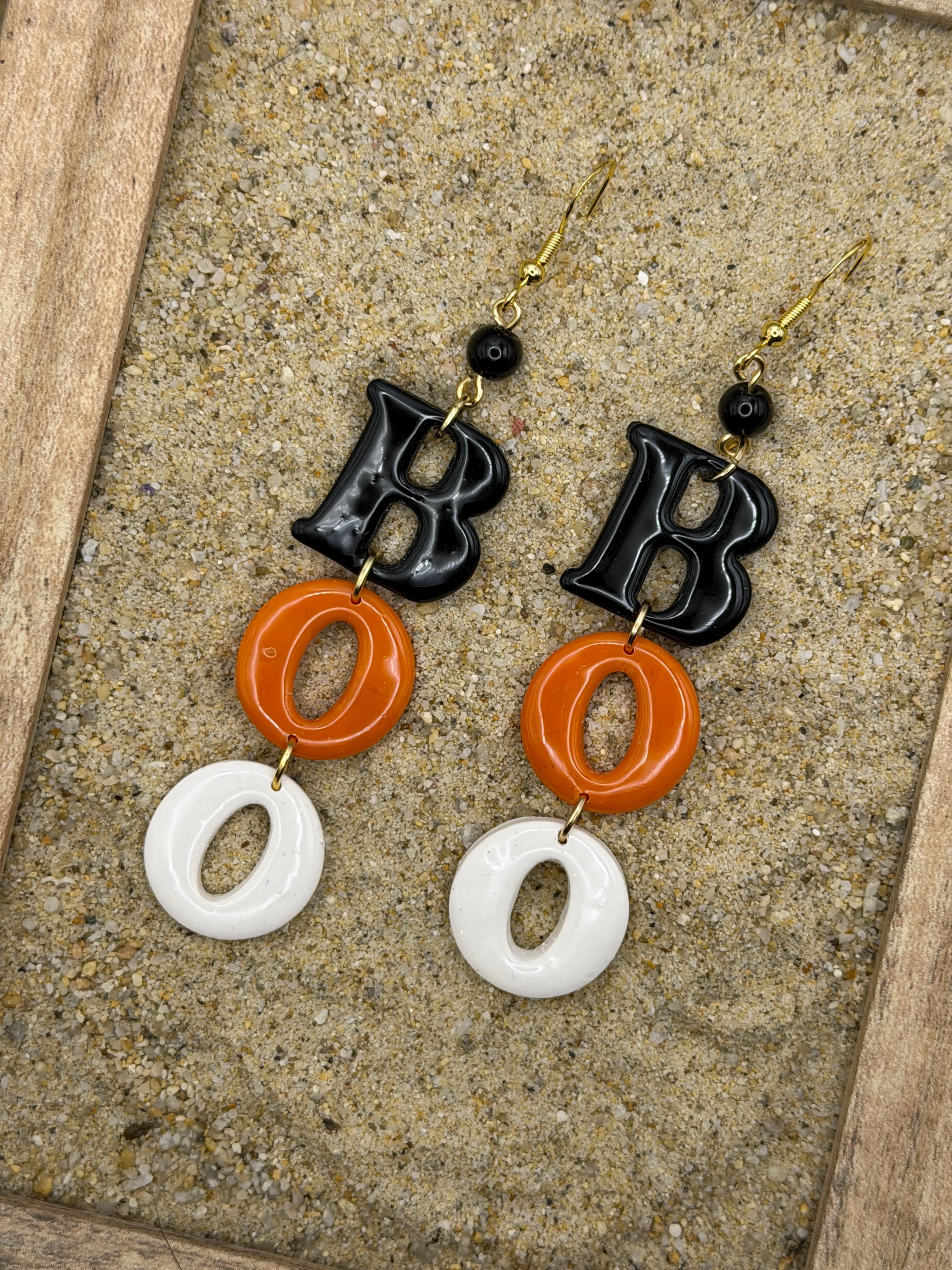 Salem - BOO Earrings: Handmade, Hand Painted, Polymer Clay sold by Modcloth product image thumbnail 3