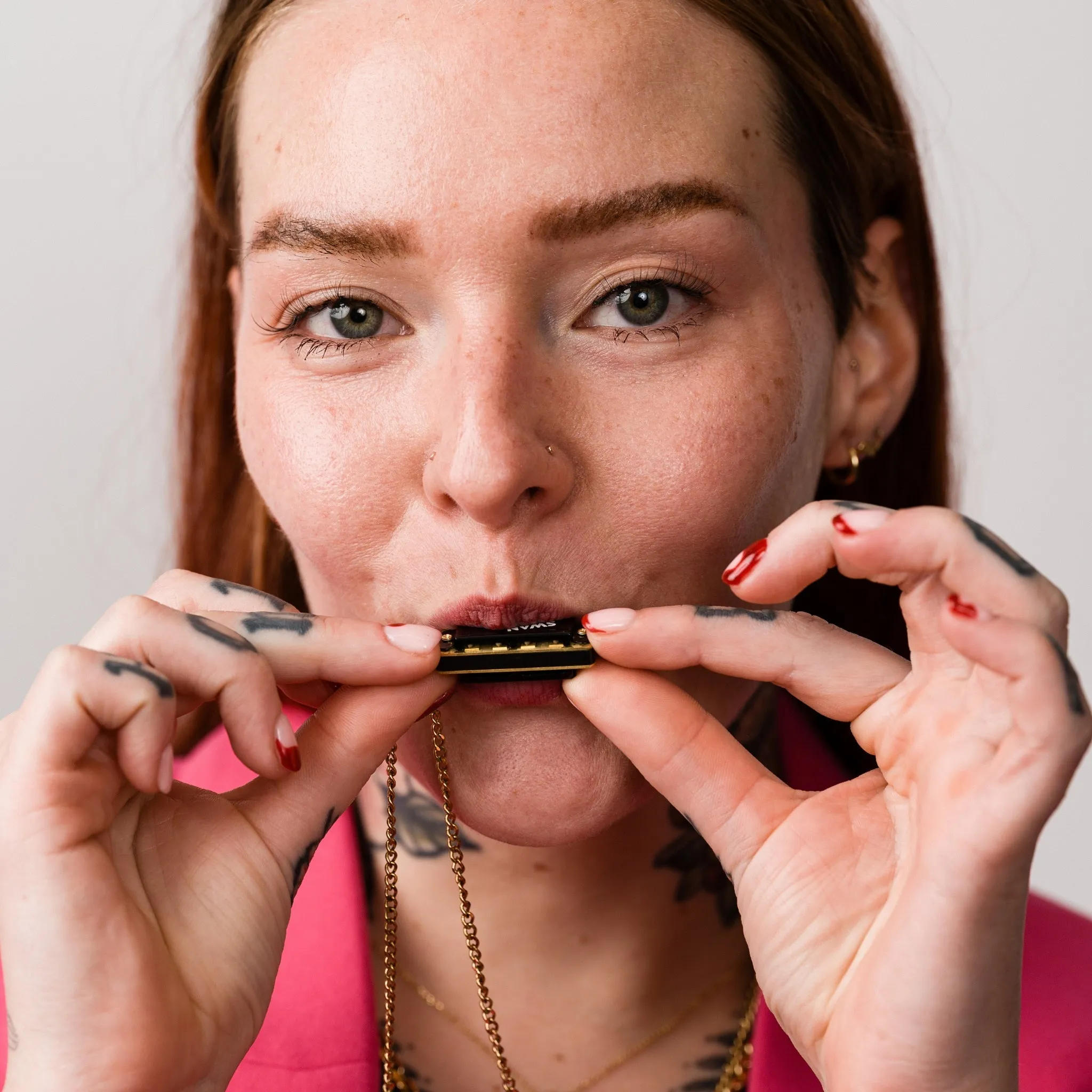 Harmonica Necklace sold by Modcloth