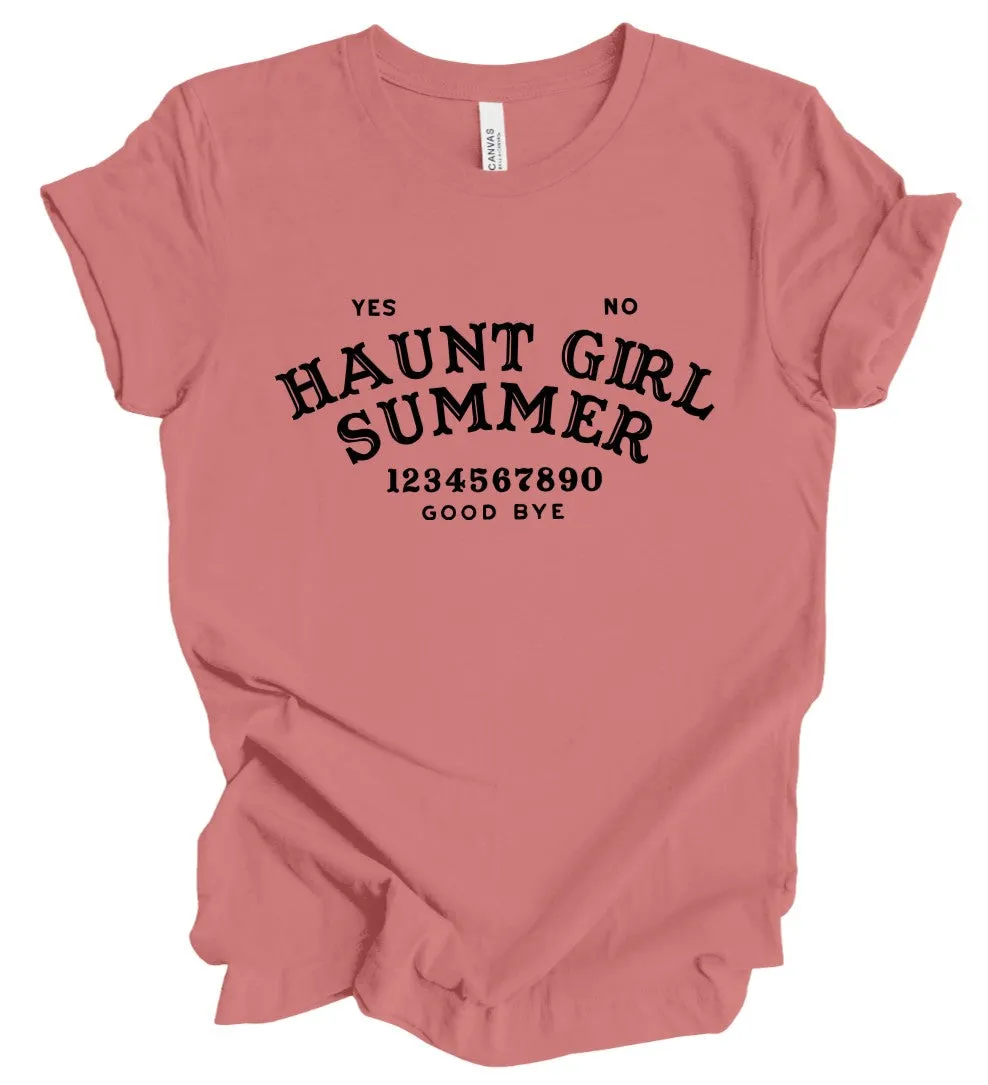 Haunt Girl Summer T-Shirt: Dusty Rose sold by Modcloth