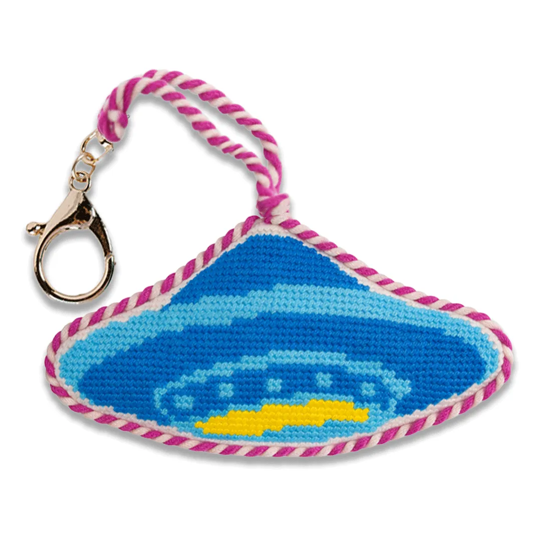 Needlepoint Bag Charm - UFO sold by Modcloth