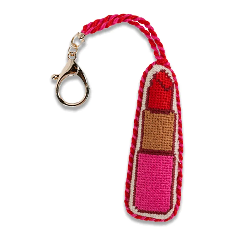 Needlepoint Bag Charm - Lipstick made by Modcloth