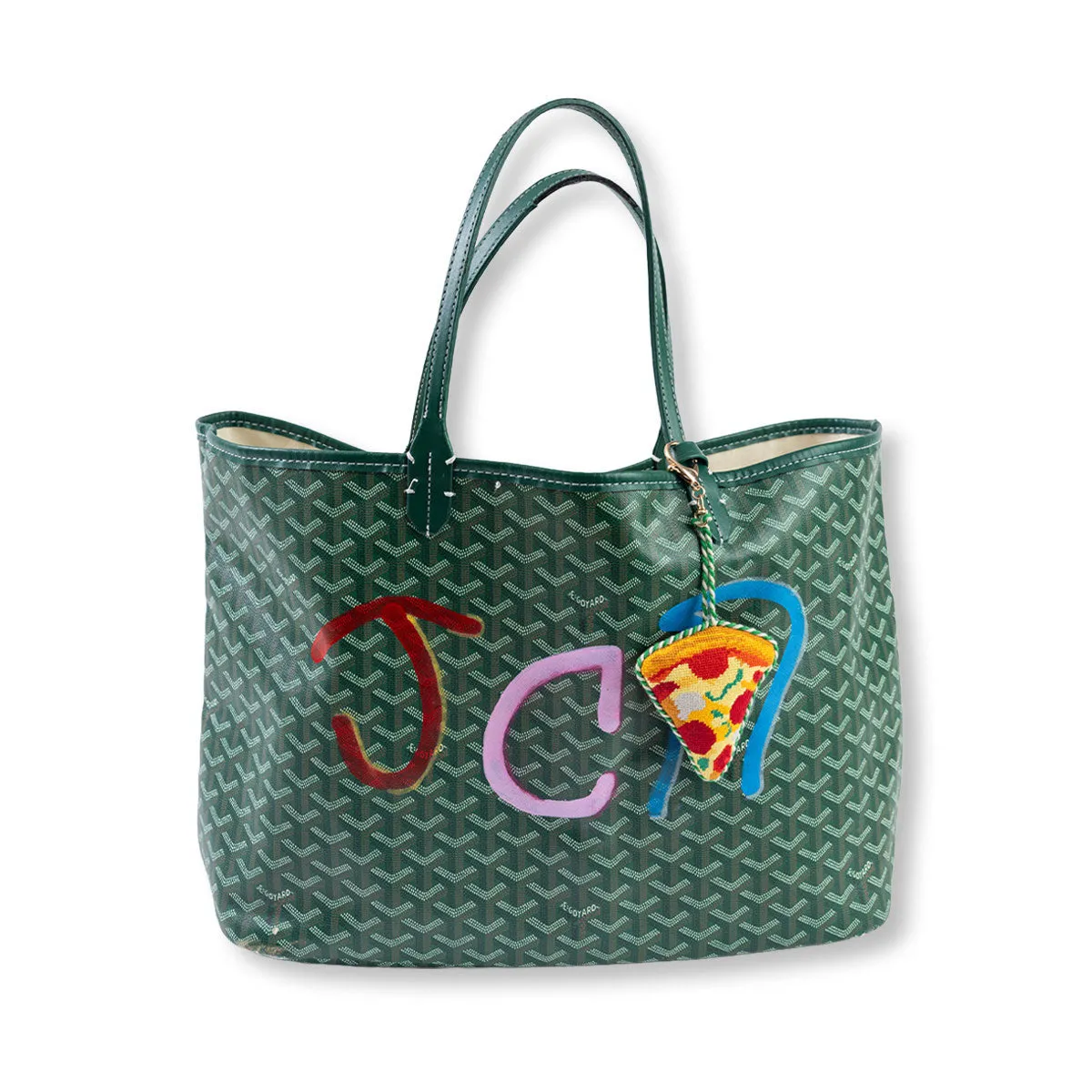 Needlepoint Bag Charm - Pizza Slice sold by Modcloth product image thumbnail 4