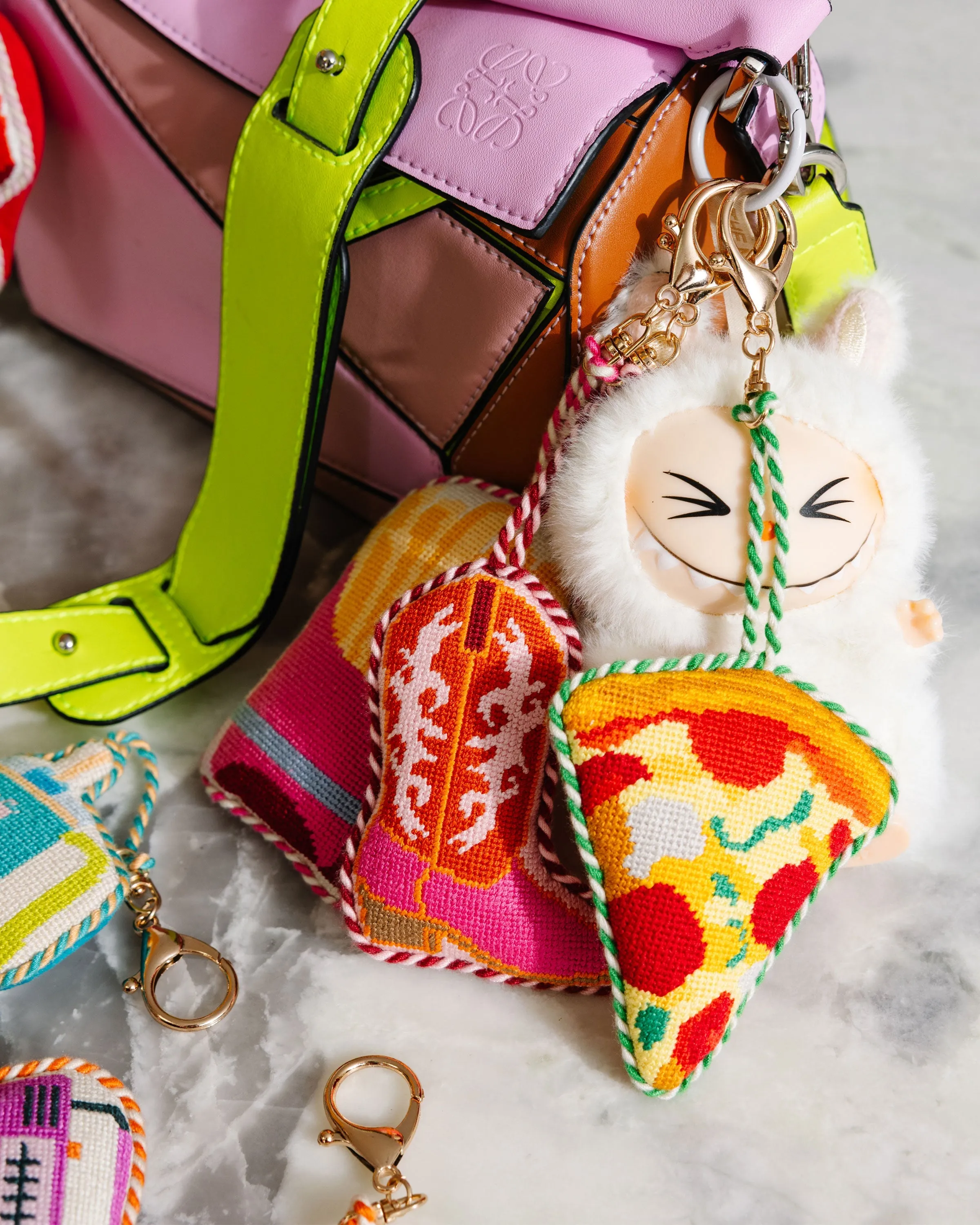 Needlepoint Bag Charm - Cowboy Boot sold by Modcloth product image thumbnail 5