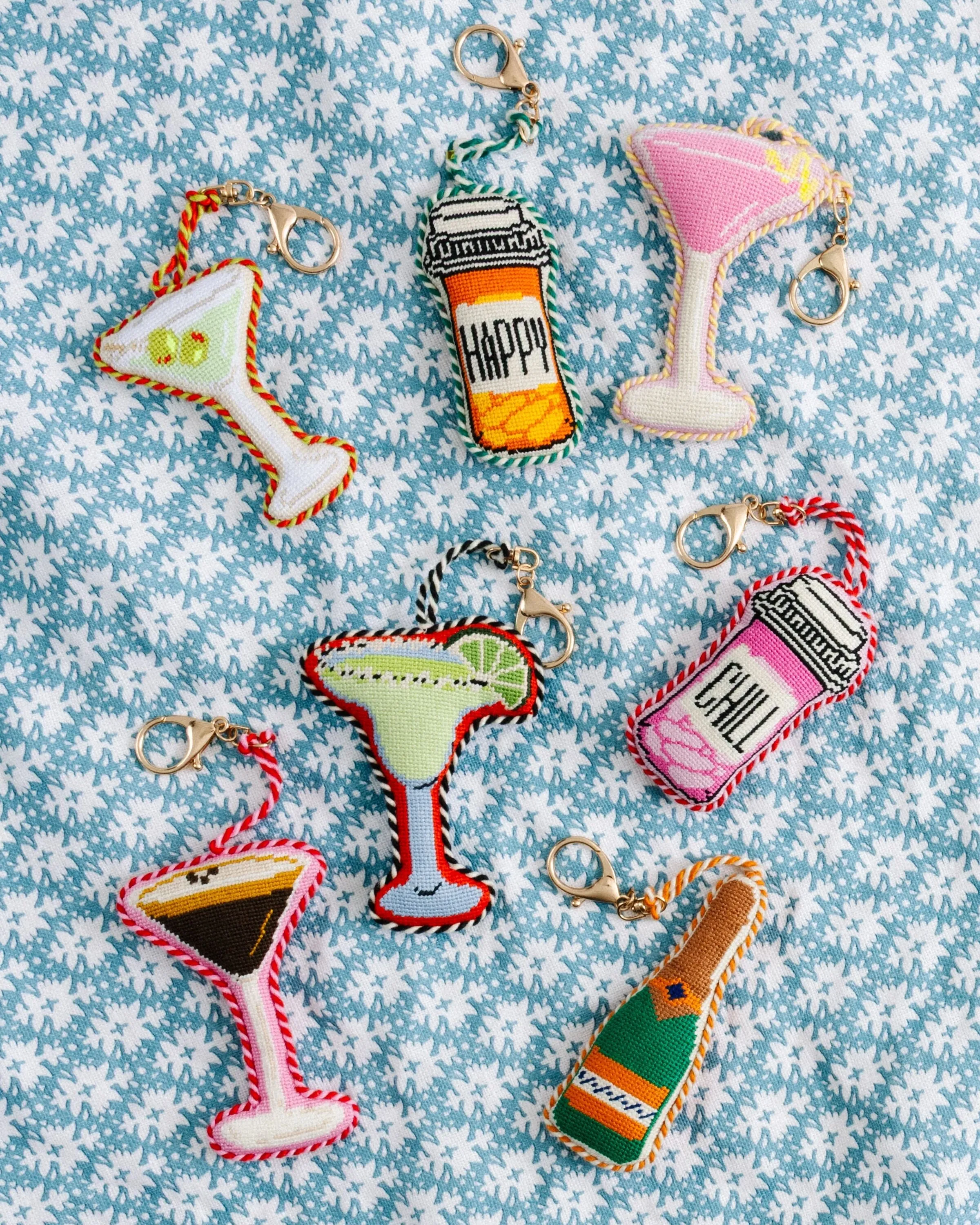 Needlepoint Bag Charm - Dirty Martini sold by Modcloth product image thumbnail 3