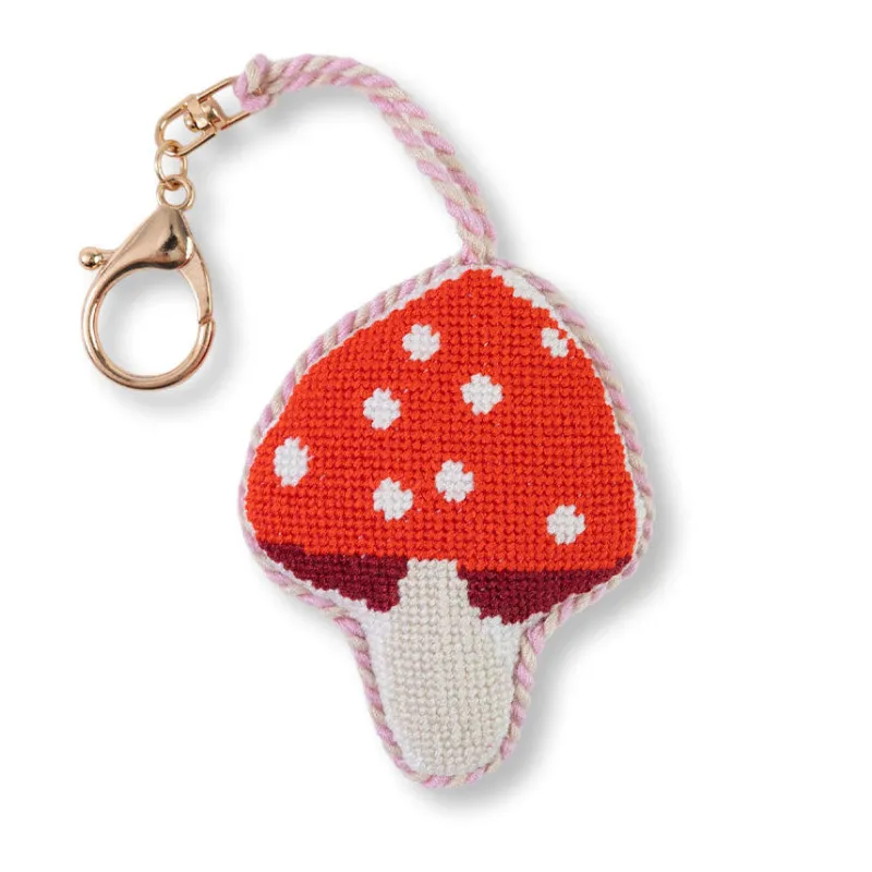 Needlepoint Bag Charm - Mushroom made by Modcloth