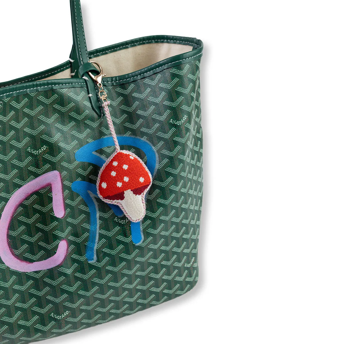 Needlepoint Bag Charm - Mushroom sold by Modcloth product image thumbnail 3
